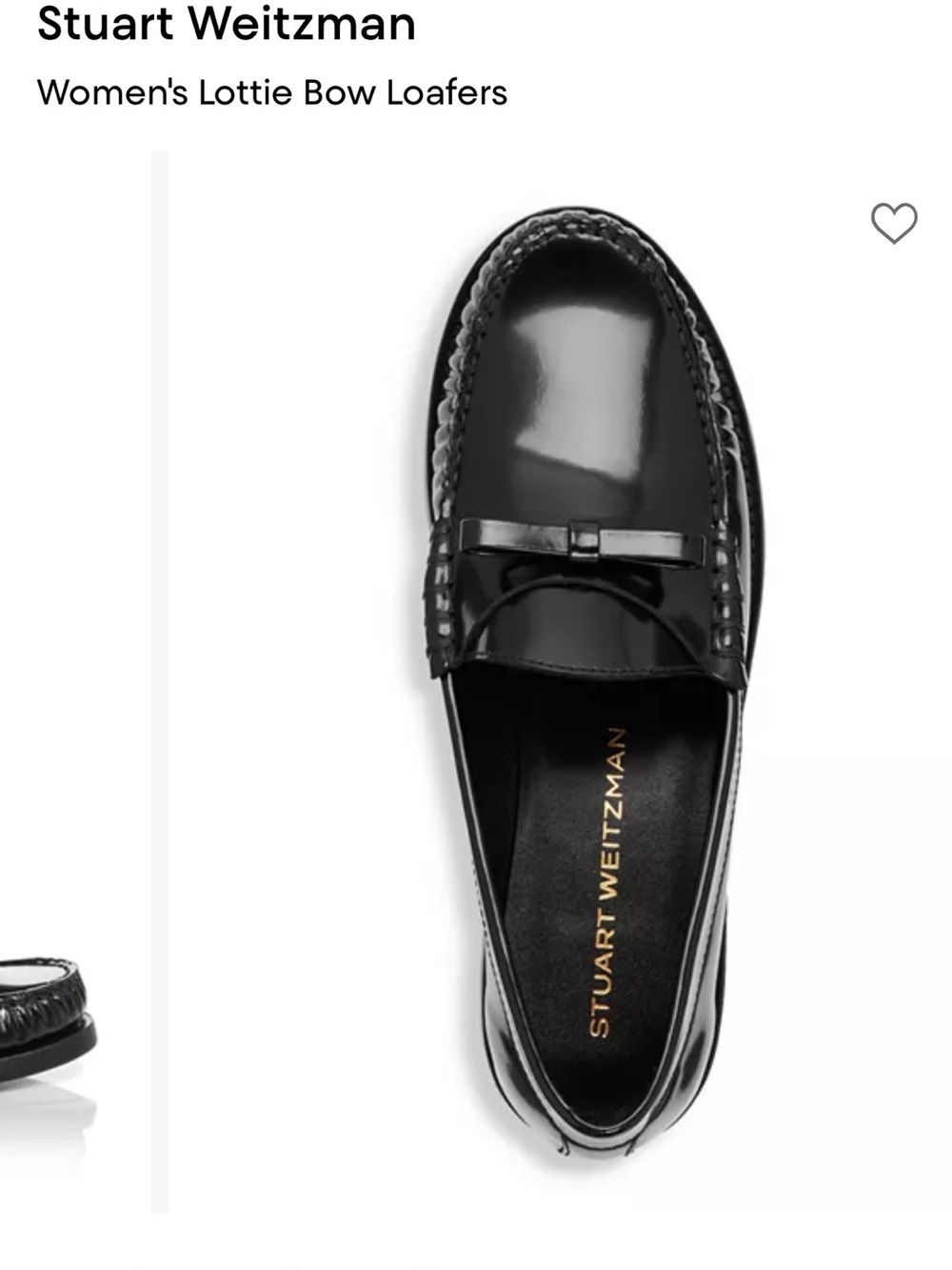 Stuart Weitzman Lottie Bow Loafers | 10 - Made in Spain 🇪🇸 - Picture 3 of 9